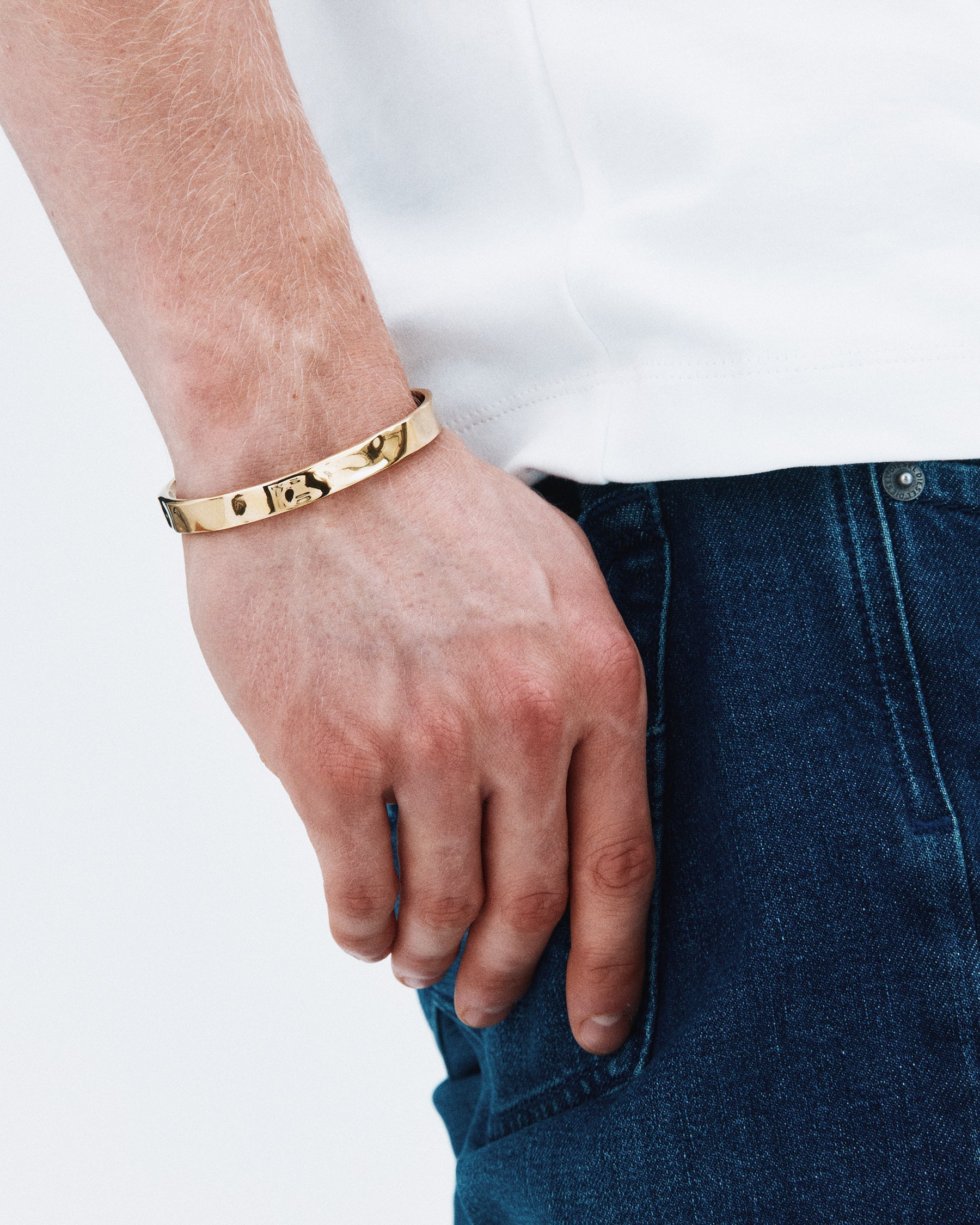 River Bangle Gold Edblad NZ