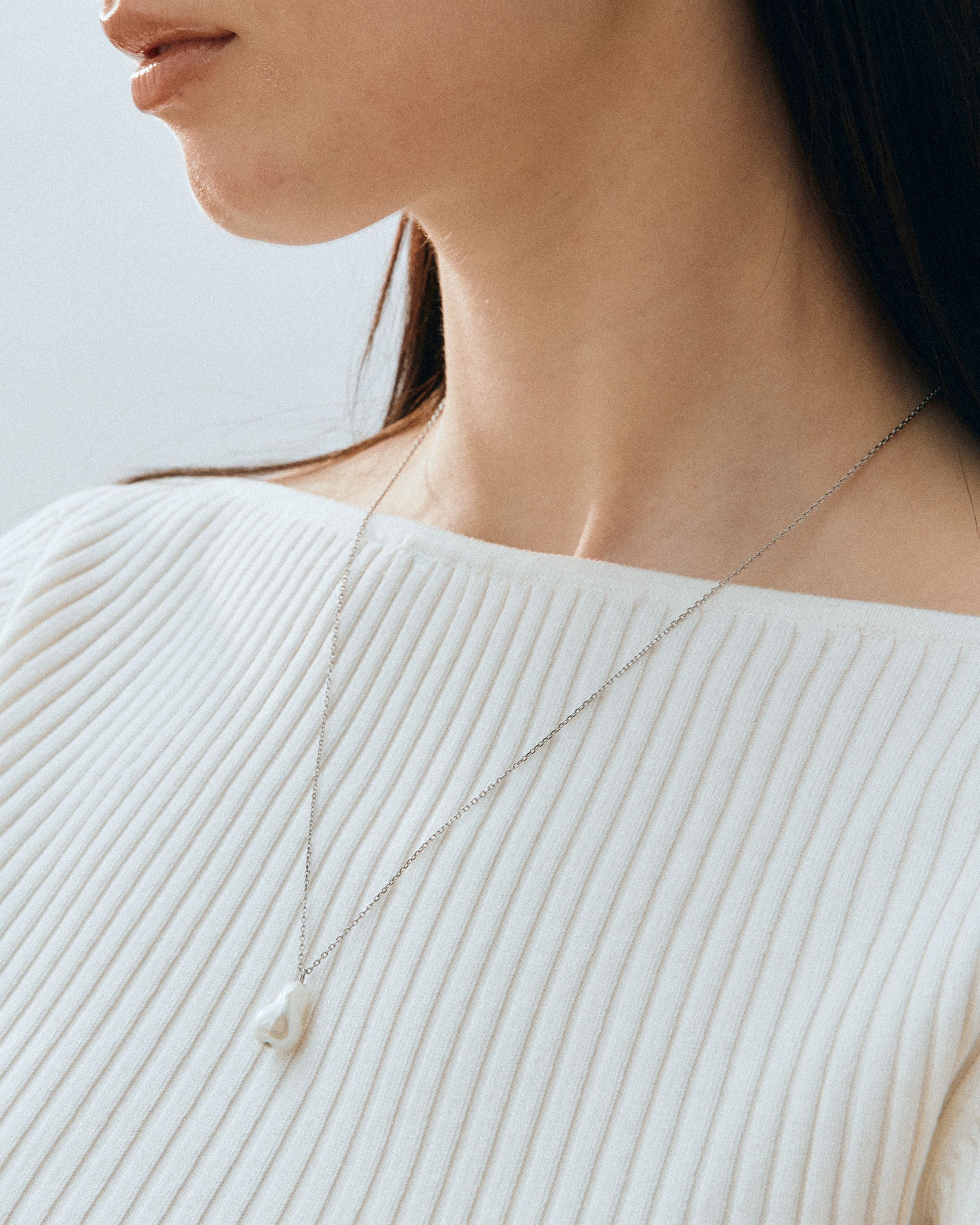 Roc Silver Necklace