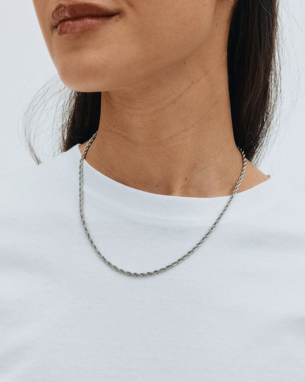Rope Chain Necklace Steel Edblad