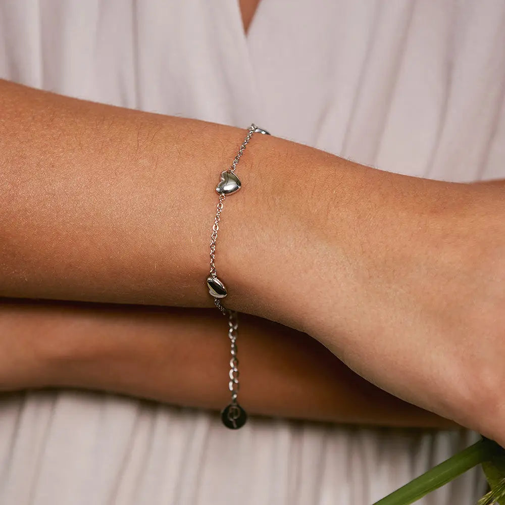 Barley Bracelet Multi Silver Edblad