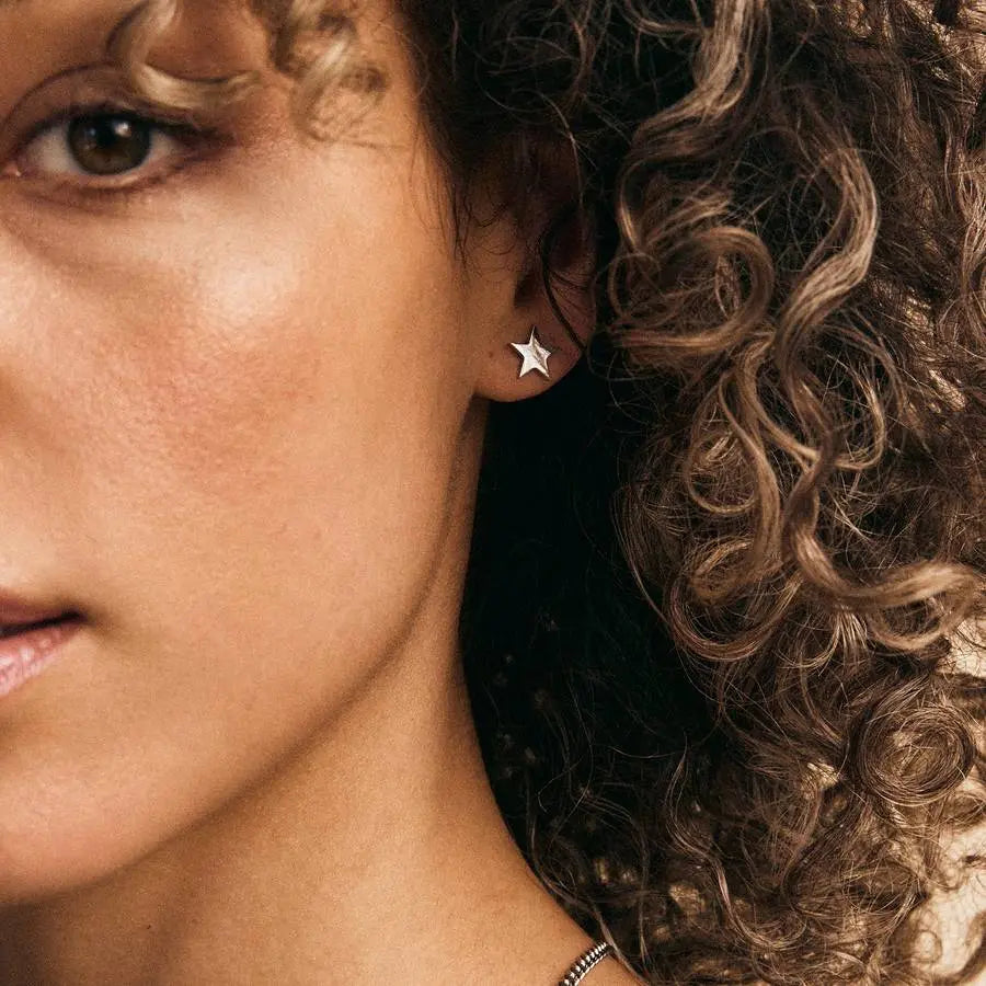 Sirius Studs L Silver Edblad