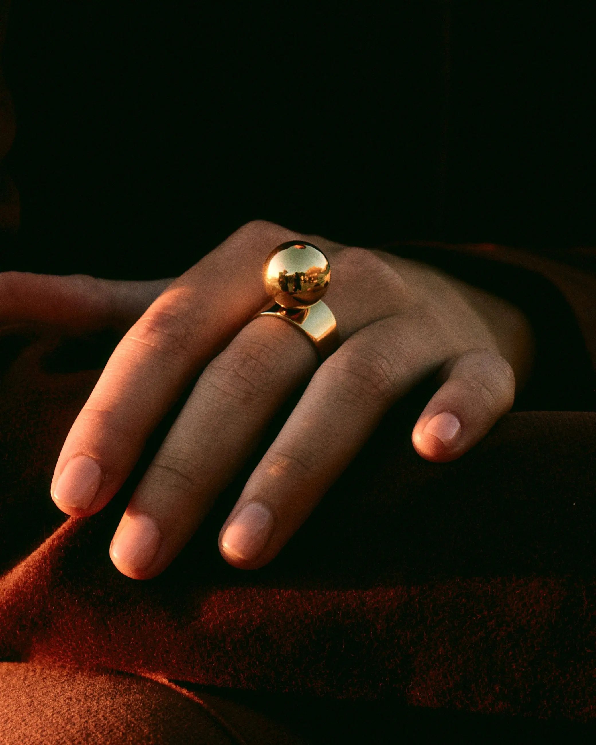Sphere Ring Gold Edblad NZ