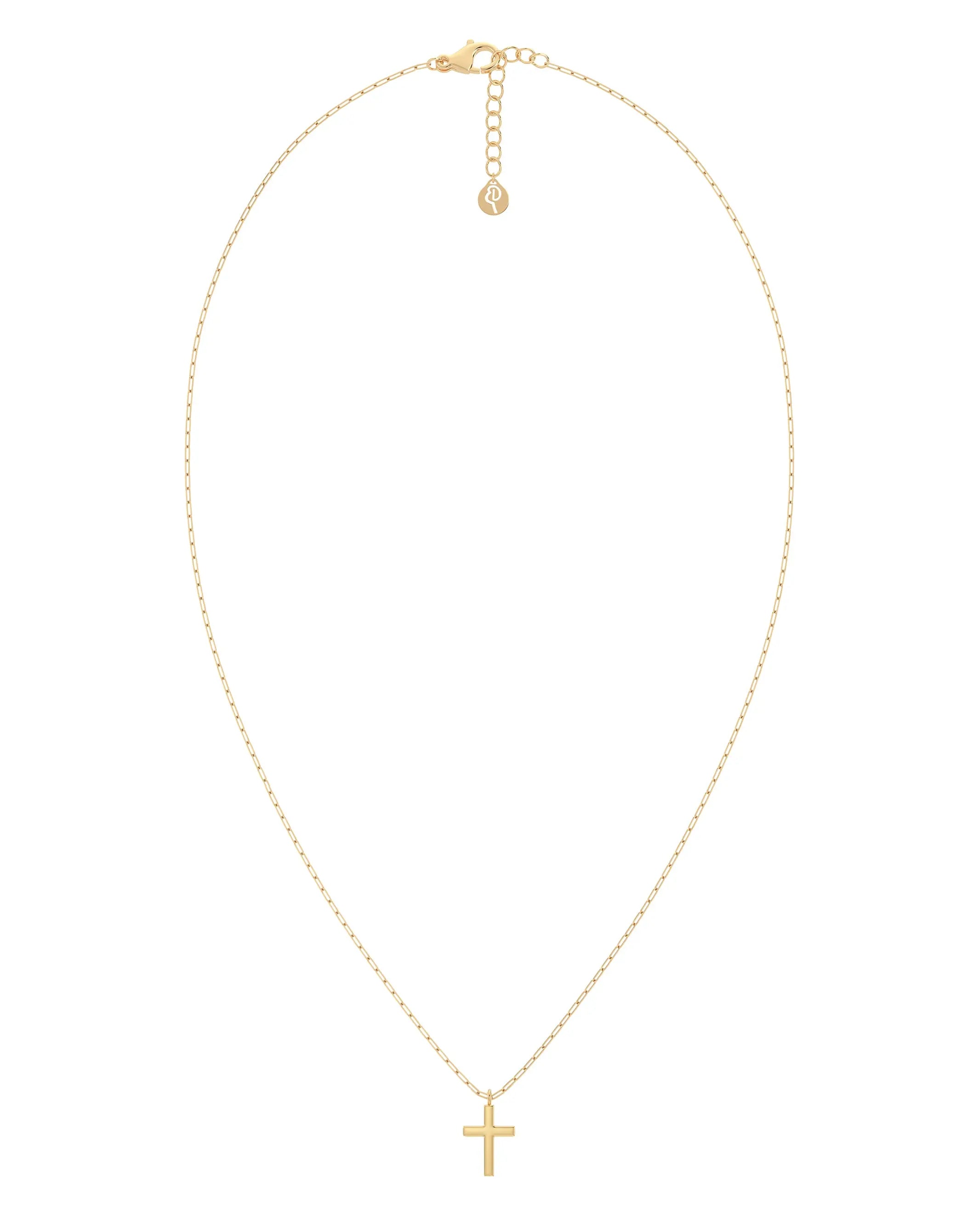 Spirit Cross Necklace Gold Edblad