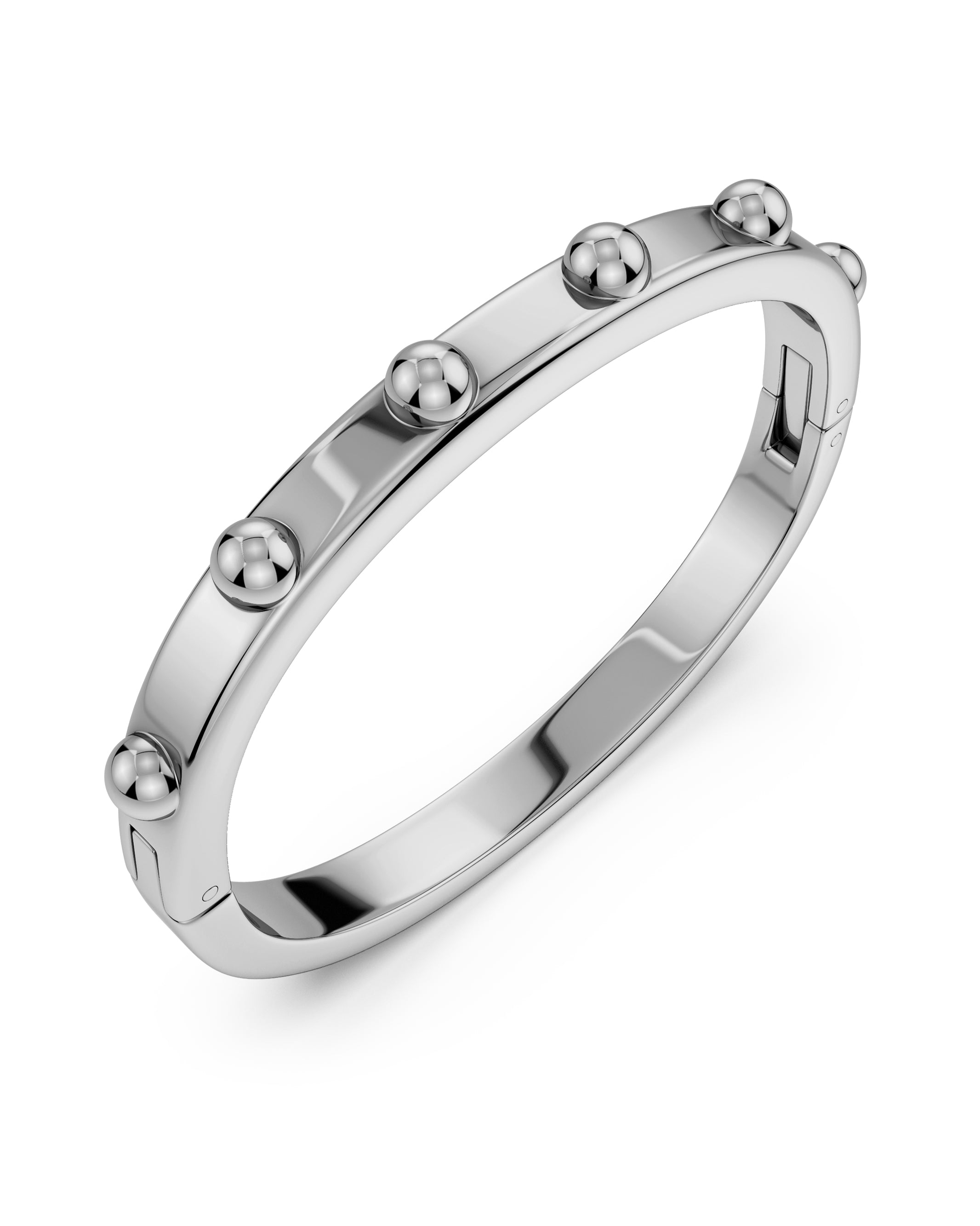 Stud Bangle Silver
