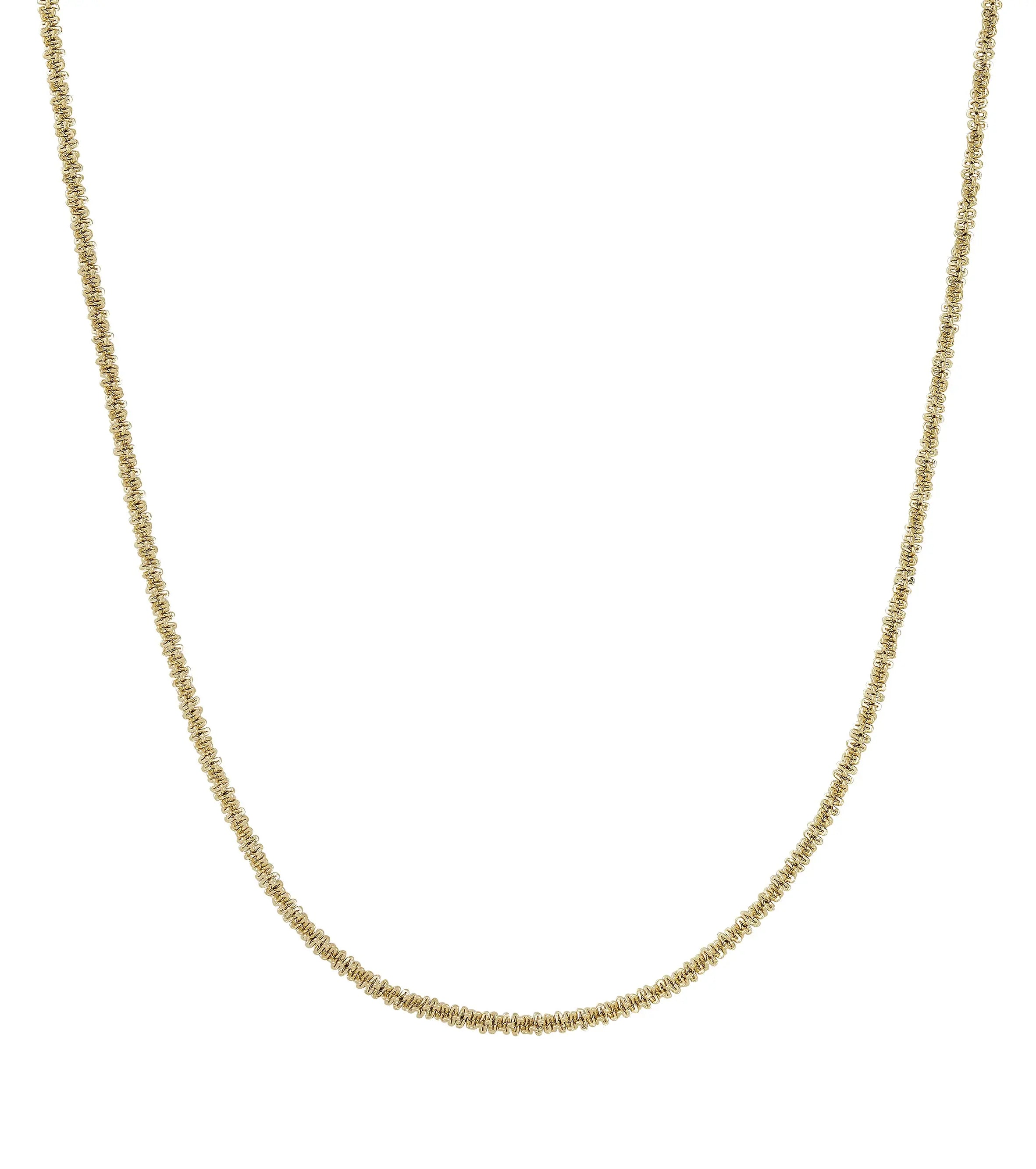 Tinsel Necklace 45 cm Gold Edblad