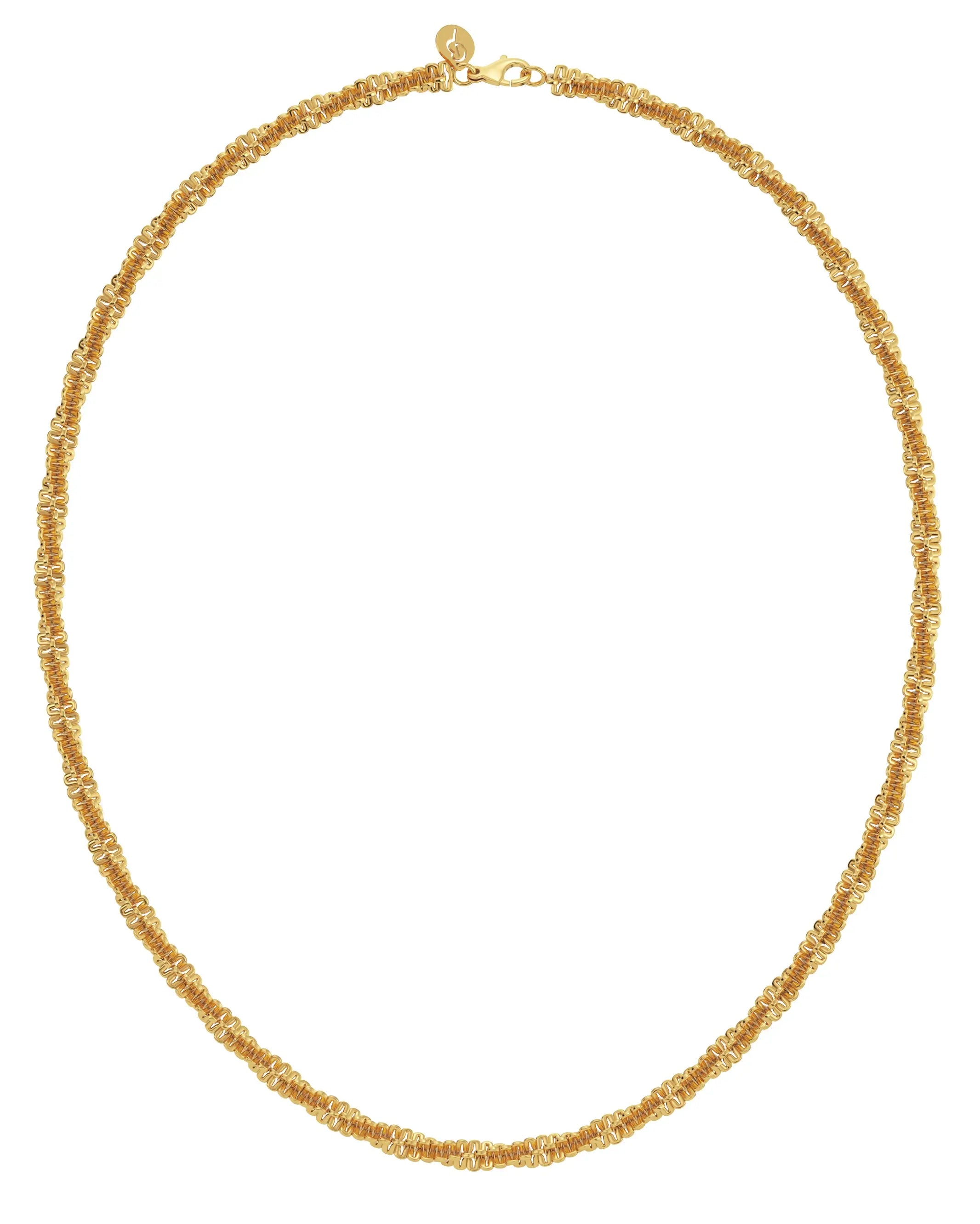 Tinsel Necklace 45 cm Gold Edblad