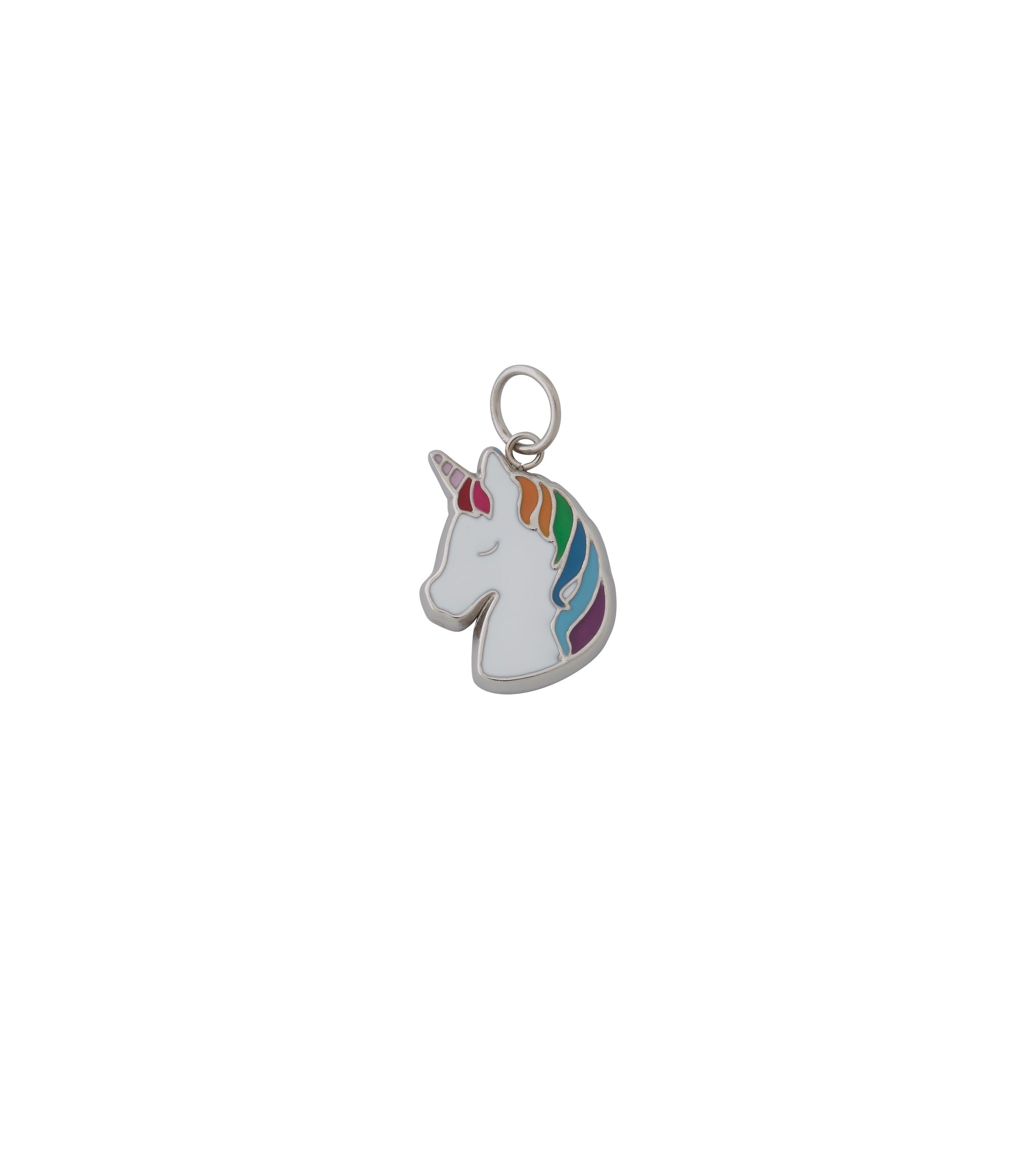 Unicorn Silver Charm