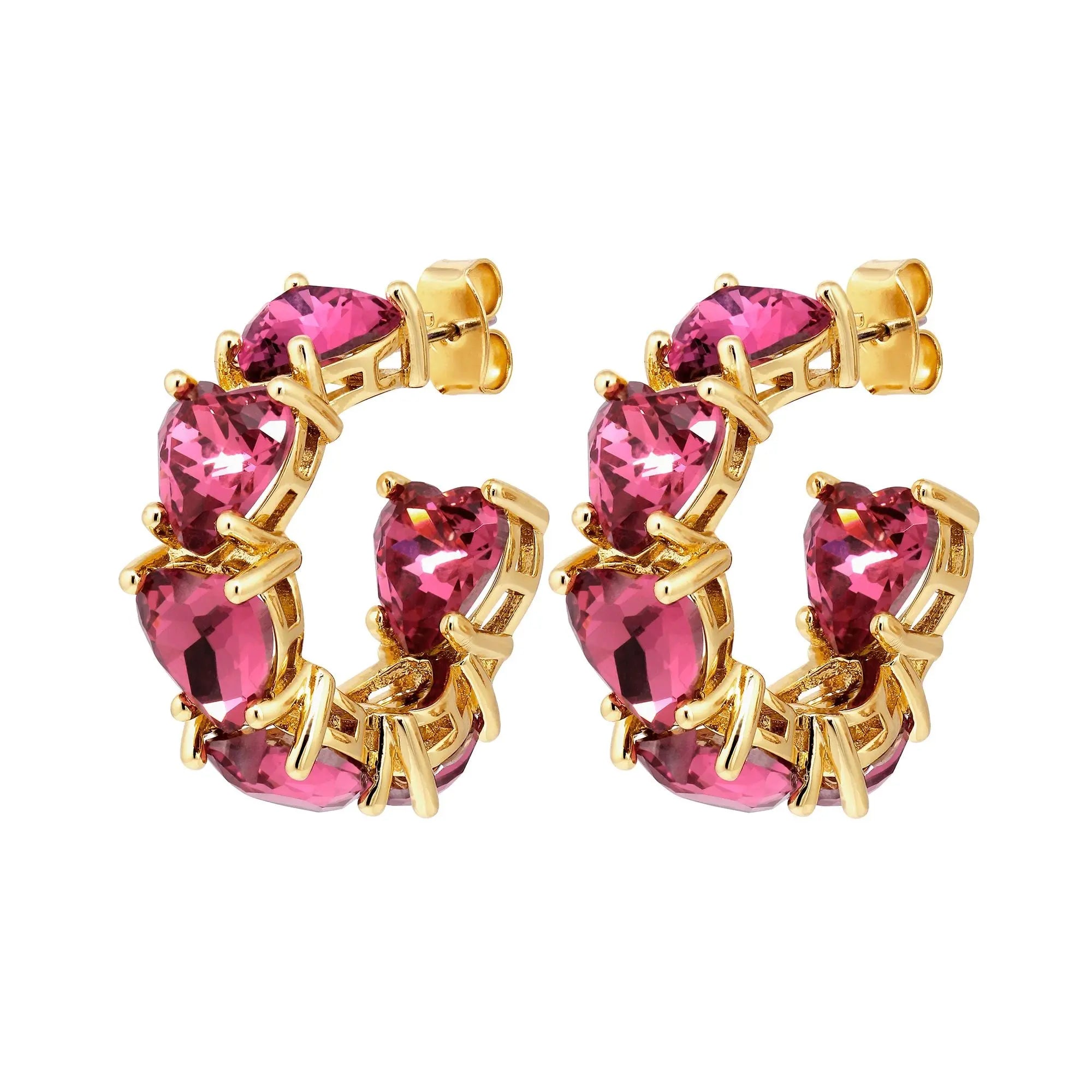 Hardy Gold Hoop Earrings, Rose Dyrberg/Kern NZ