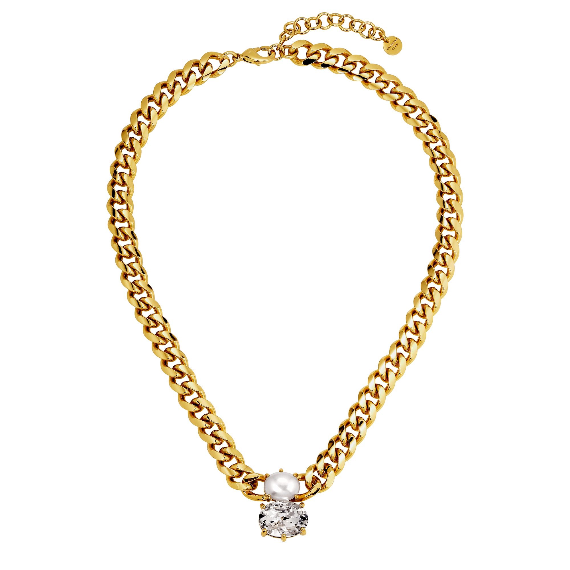 Holl Gold Necklace – Petrol