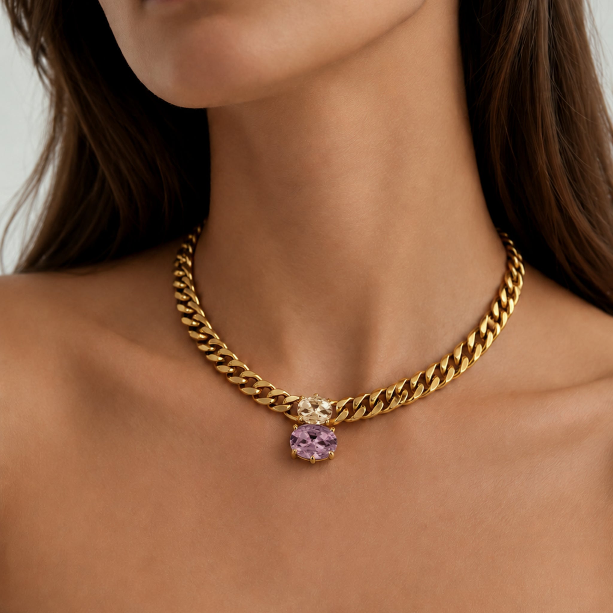 Holl Gold Necklace – Rose