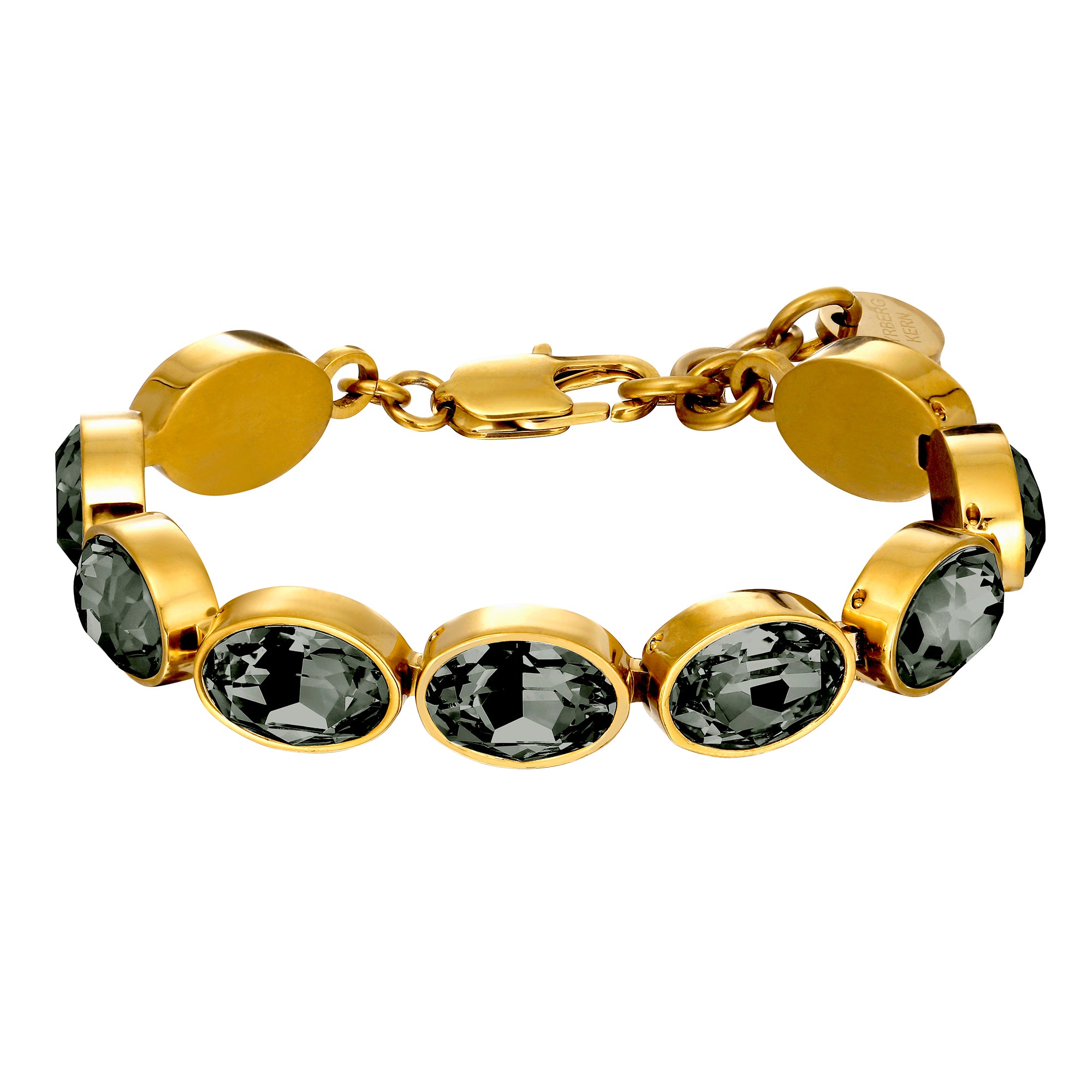 Opaline Gold Bracelet – Grey
