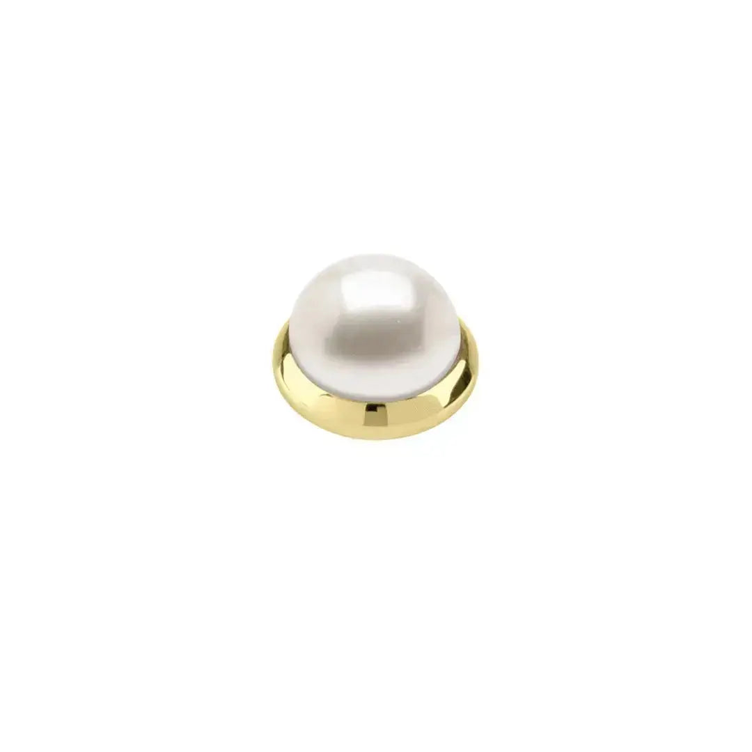 Bud Gold Interchangeable Ring Topper - Grey - Dyrberg/Kern NZ