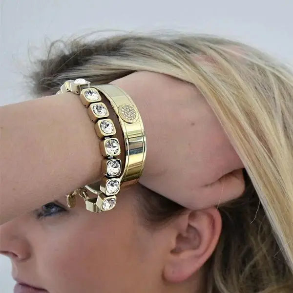 Conian Gold Tennis Bracelet - Pastel Multi - Dyrberg/Kern NZ