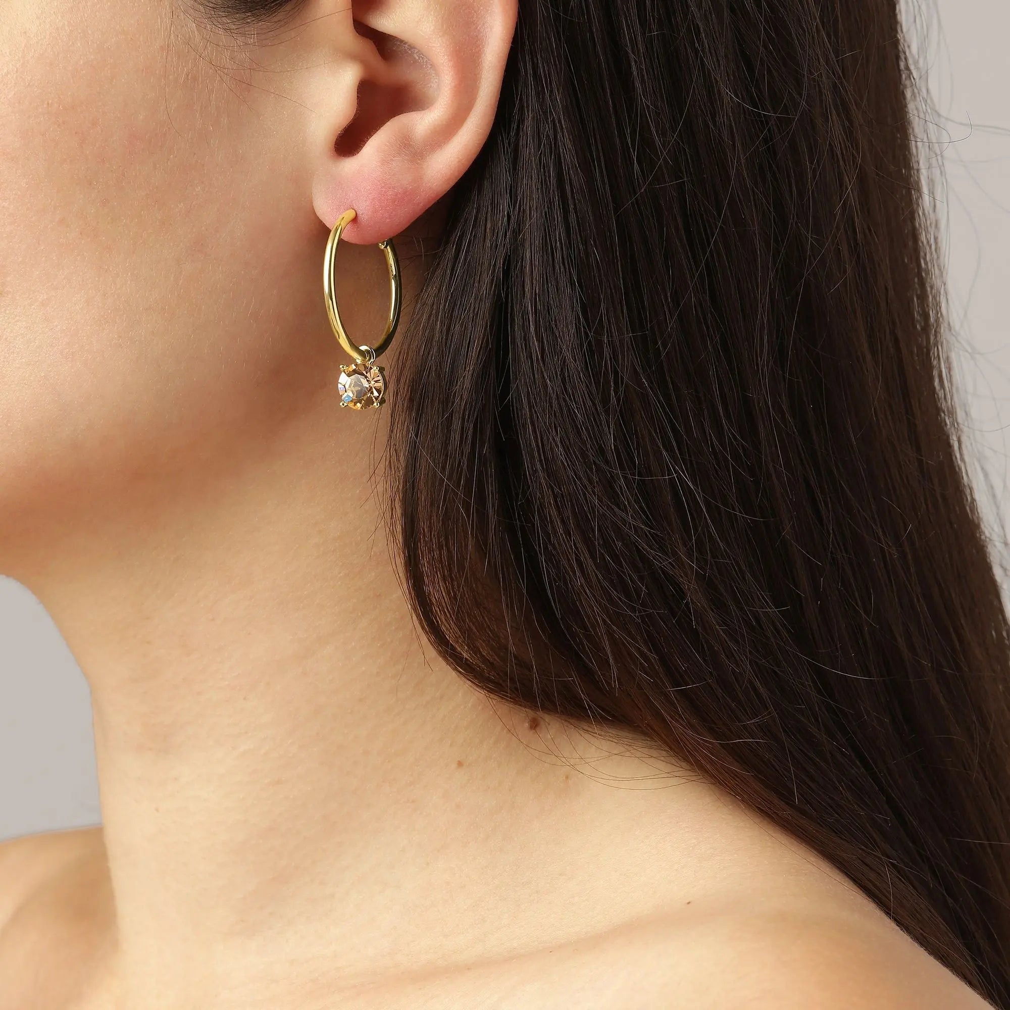 Diega Gold Earrings - Golden - Dyrberg/Kern NZ