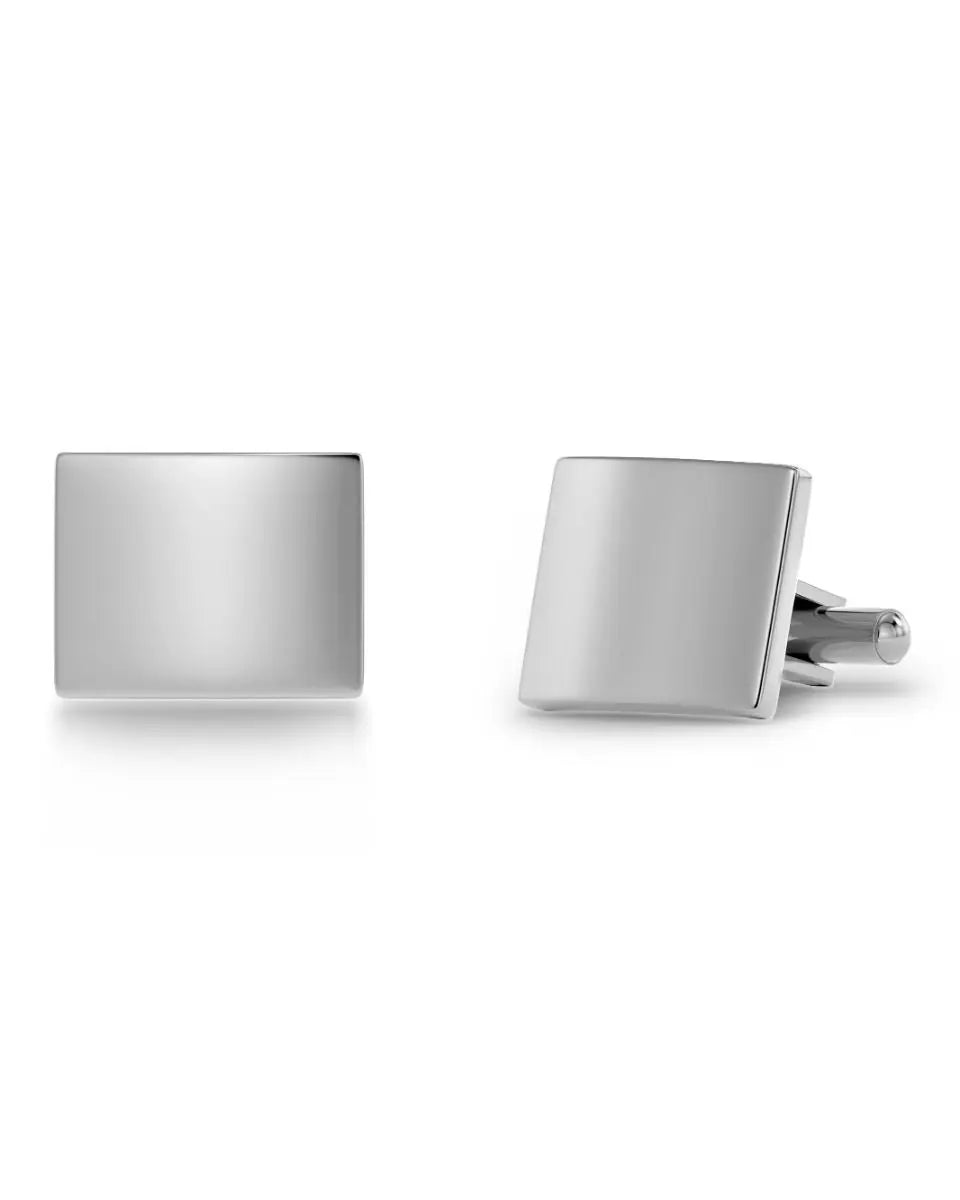 Cufflink Square Silver Edblad