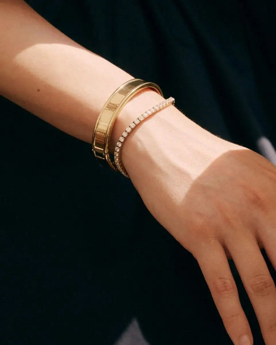 Tennis Bracelet Gold Edblad