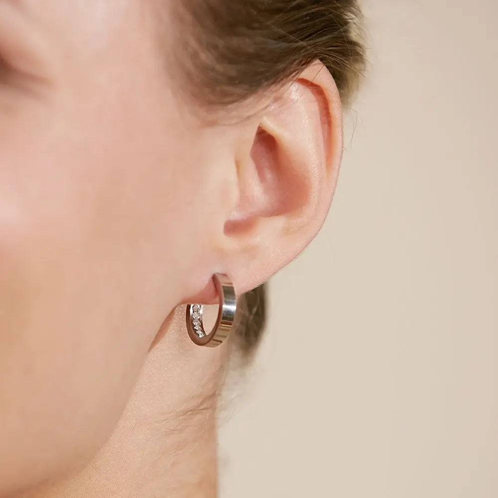 Monaco Earrings Mini Silver Edblad
