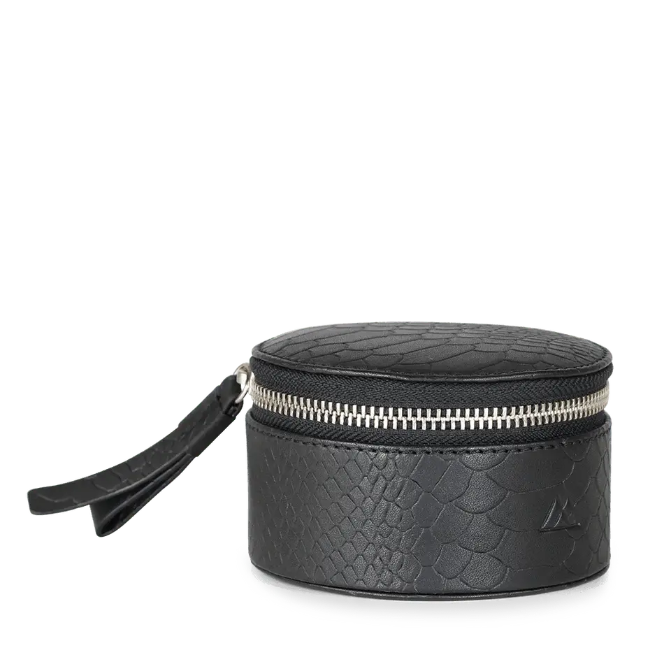 Lova Jewellery Box, L, Snake, Black - Dyrberg/Kern NZ