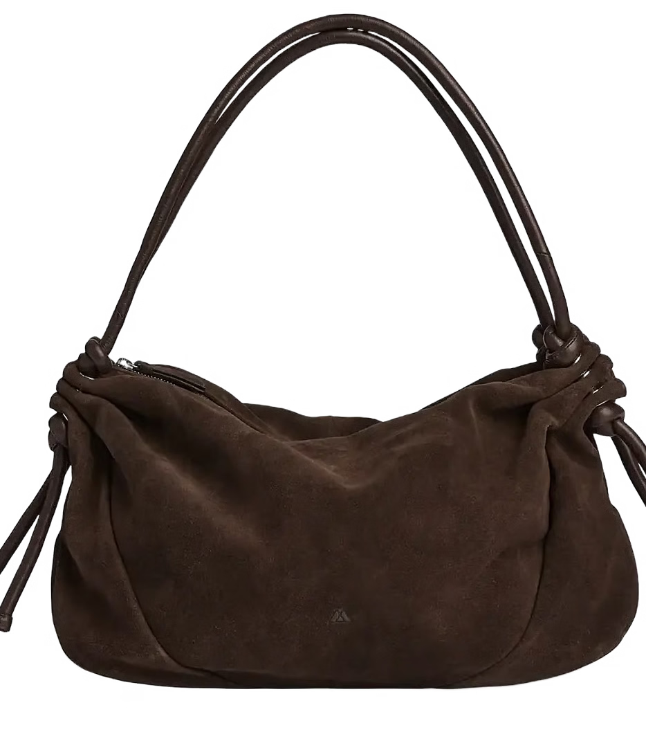 Reign Bag, Suede - Dark Brown