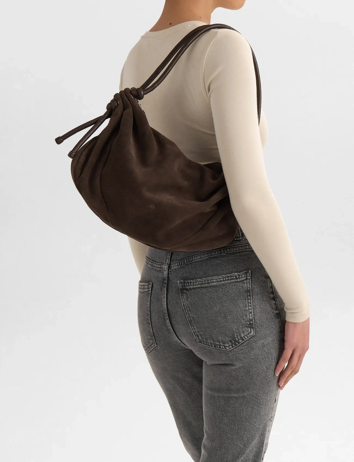 Reign Bag, Suede - Dark Brown
