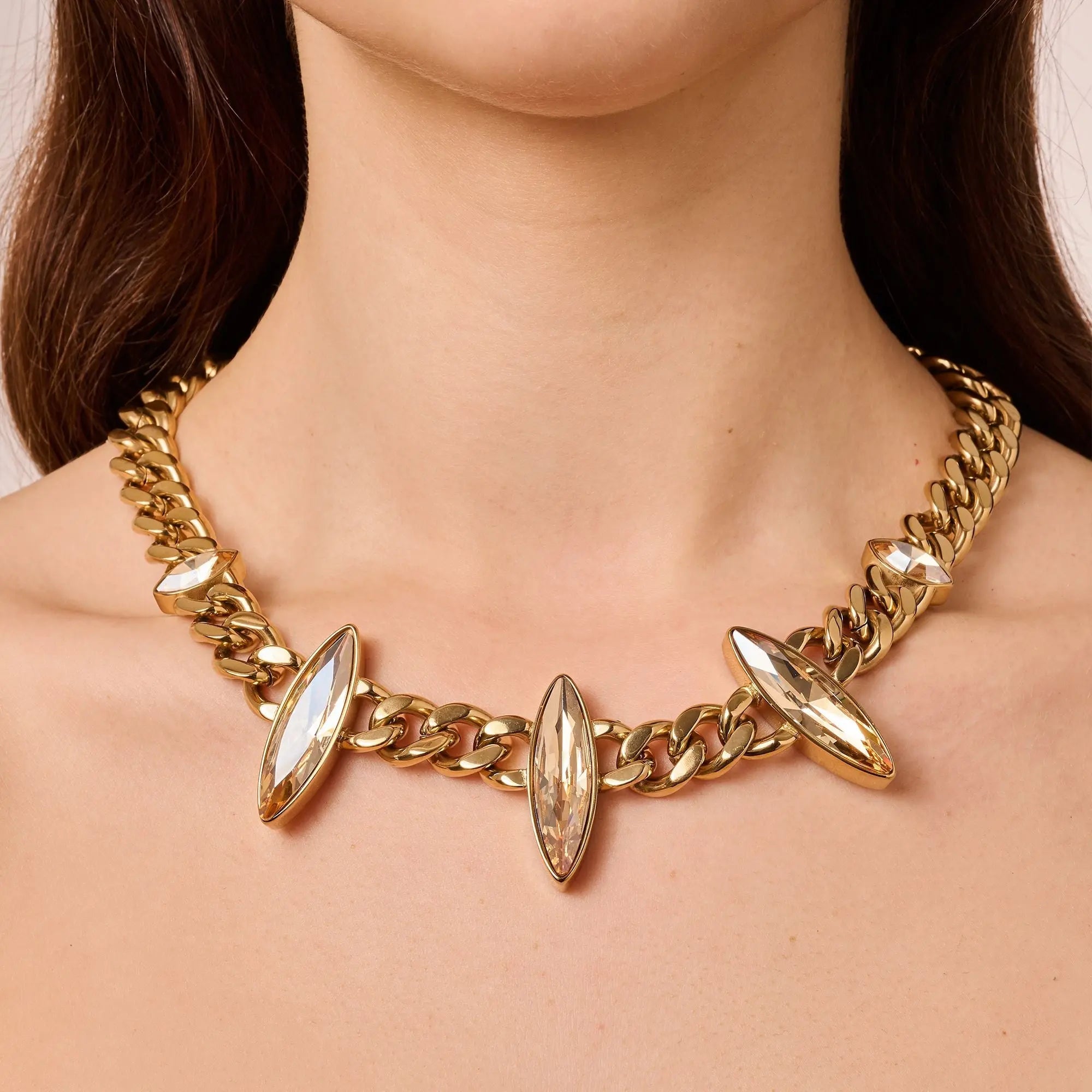 Opsica Gold Necklace - Golden - Dyrberg/Kern NZ