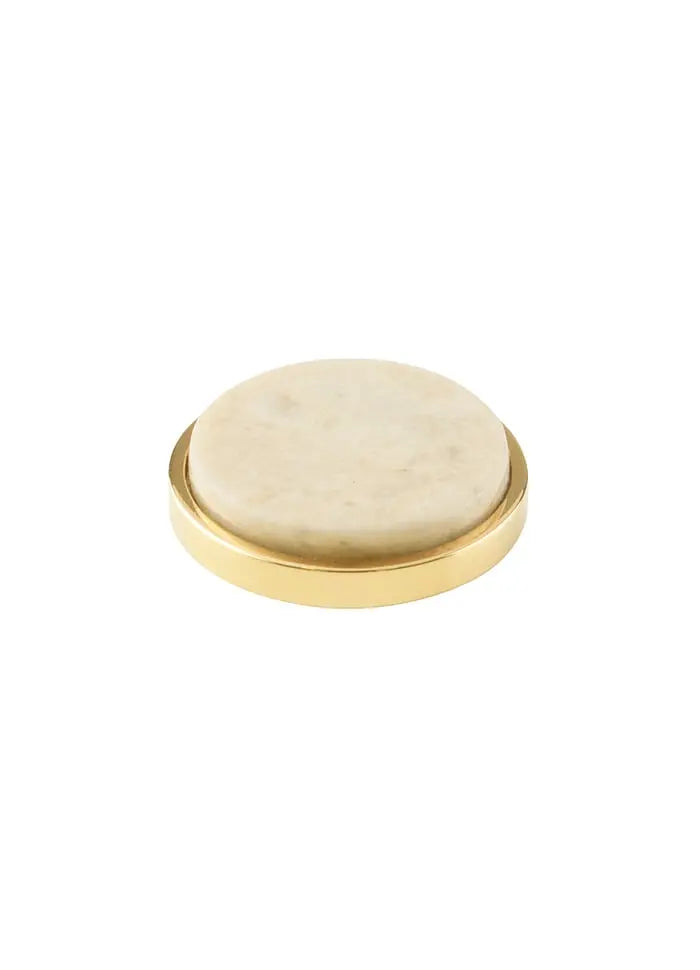 Pleasure Gold Interchangeable Ring Topper - Sand Marble - Dyrberg/Kern NZ