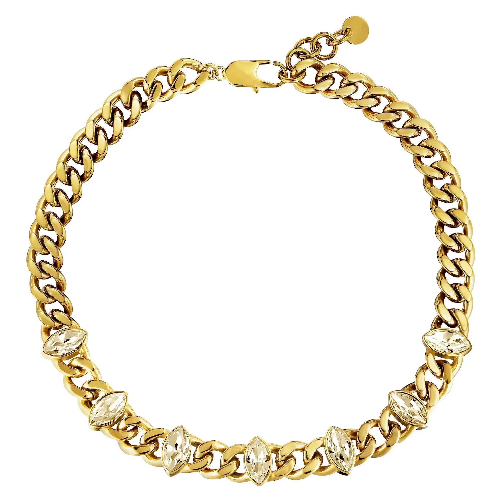 Punica Gold Necklace - Golden - Dyrberg/Kern NZ