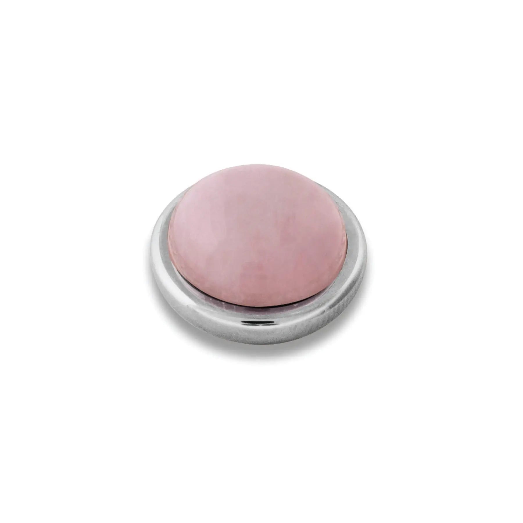 Sence Shiny Silver Interchangeable Ring Topper - Rose - Dyrberg/Kern NZ