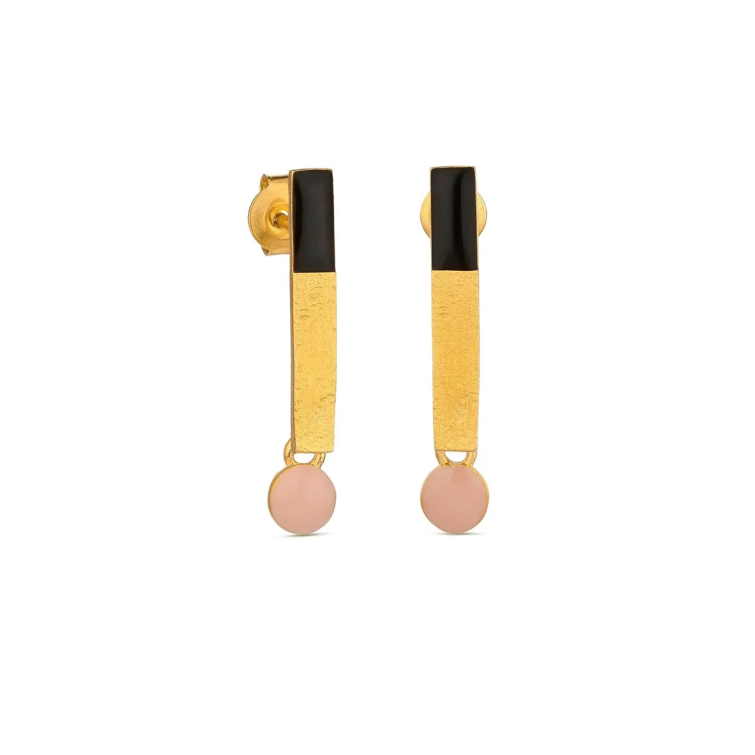 Somni Earrings Black and Pink - Dyrberg/Kern NZ