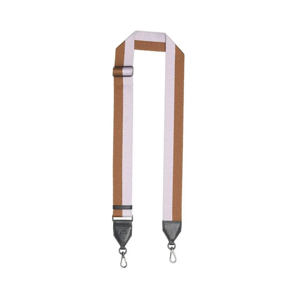 Finley Guitar Strap, Lavender+Cognac - Dyrberg/Kern NZ
