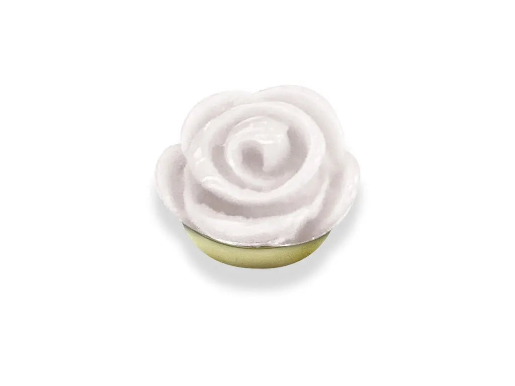 Gardenia Gold Interchangeable Ring Topper - White - Dyrberg/Kern NZ