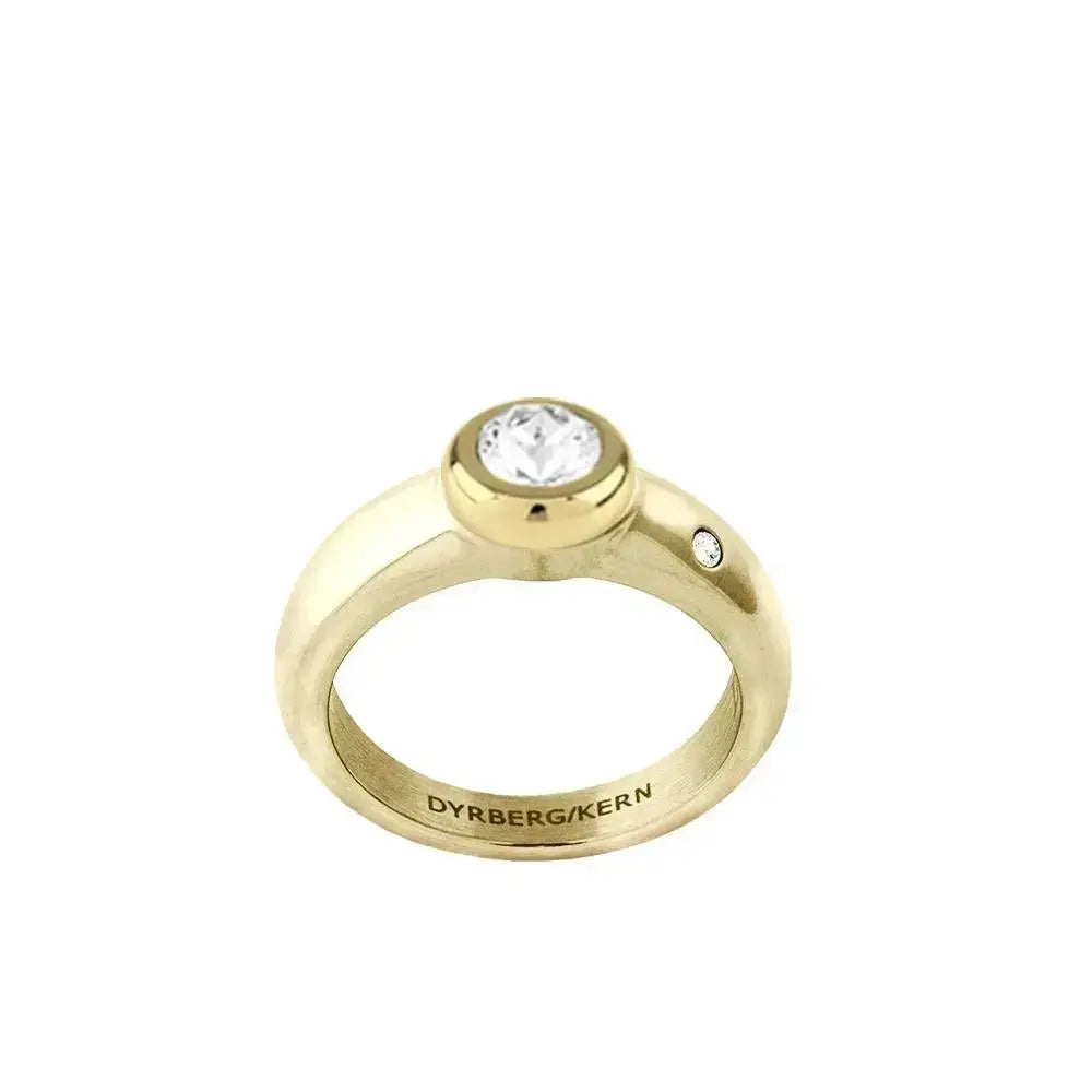 Joy Gold Interchangeable Ring Topper - Light Green - Dyrberg/Kern NZ