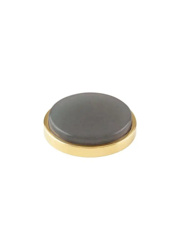 Pleasure Gold Interchangeable Ring Topper - Grey - Dyrberg/Kern NZ