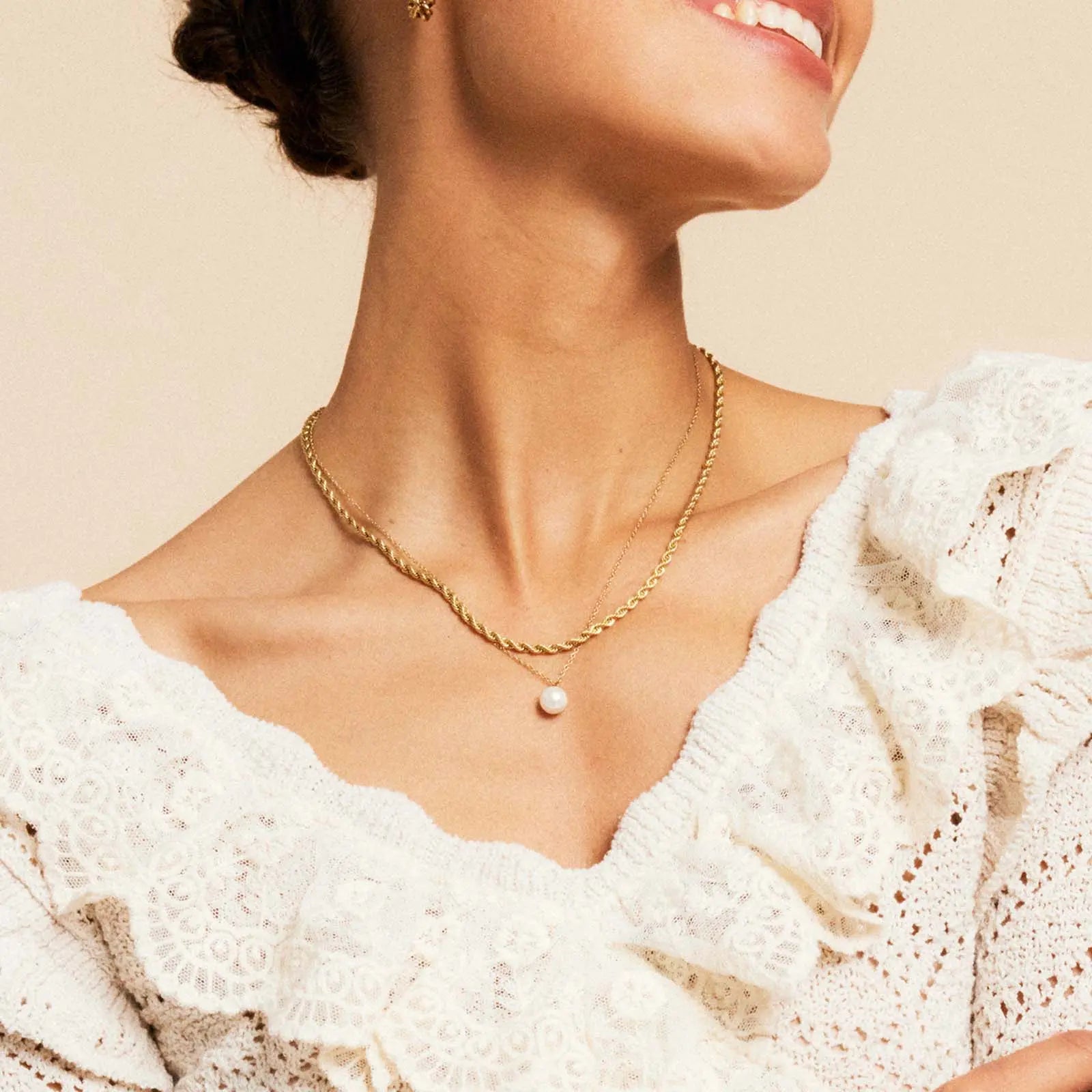 Lilian Necklace L Gold Edblad