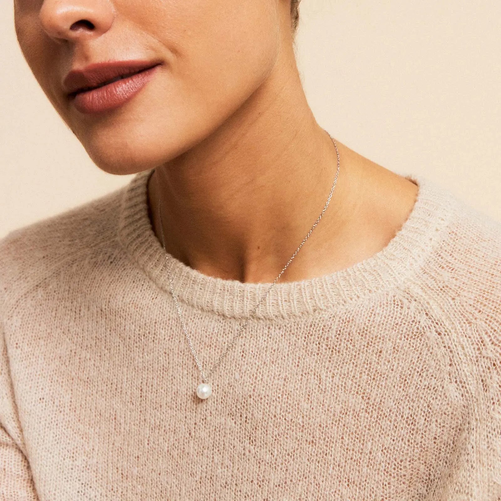 Lilian Necklace L Silver Edblad