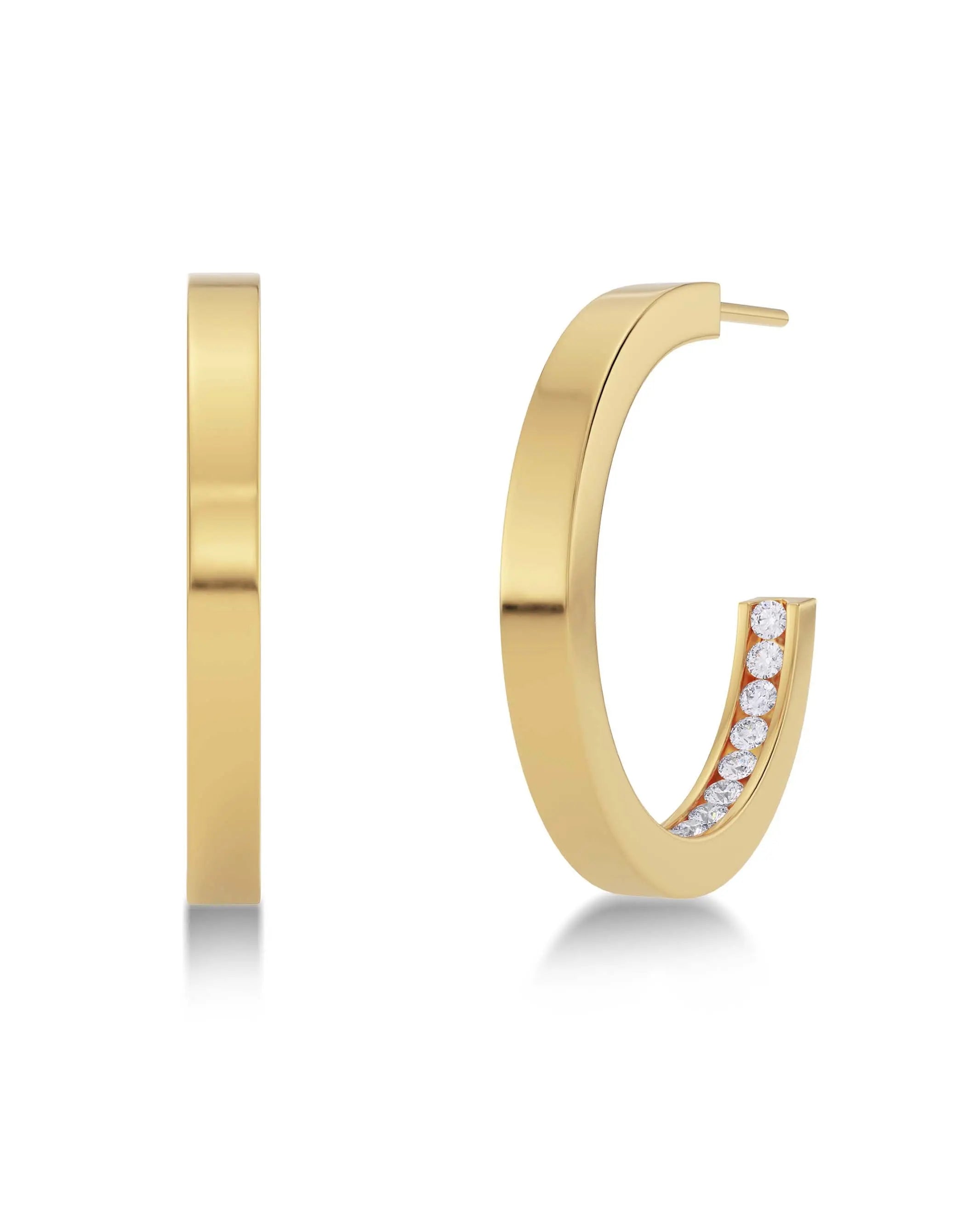 Monaco Earrings Small Gold Edblad