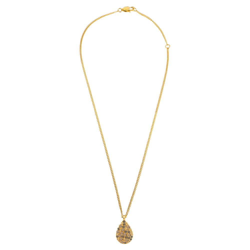 Bailey Gold Necklace, Red Mix