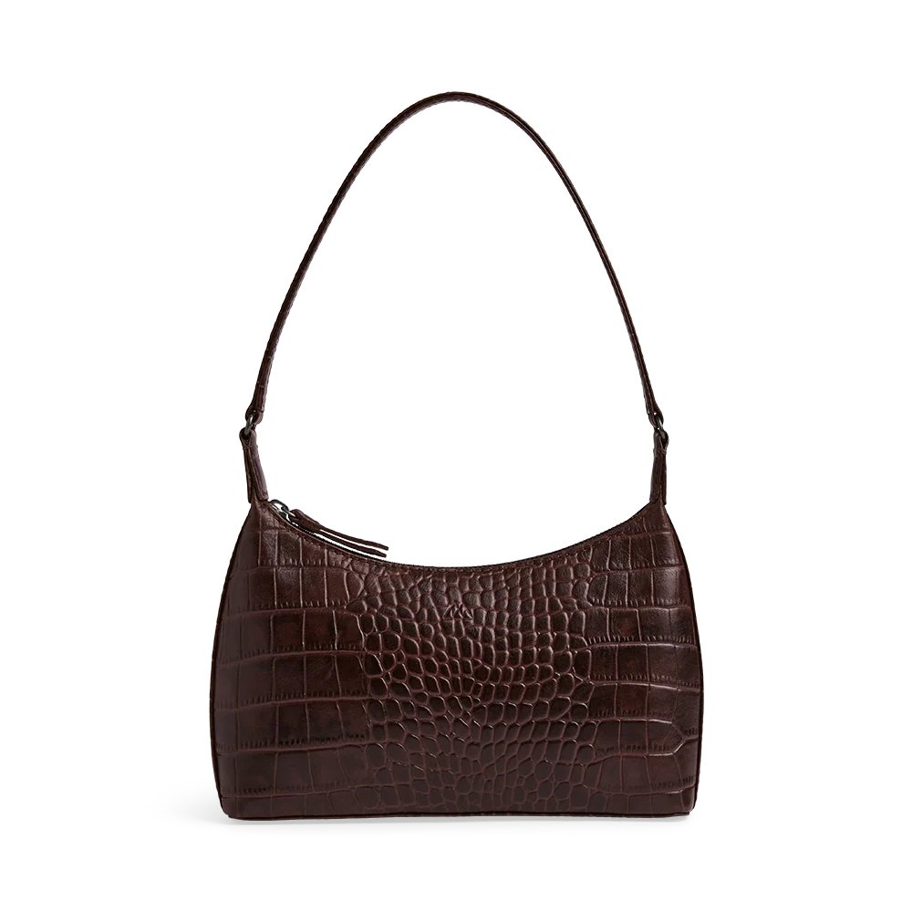 Felicia Bag, Croco - Espresso