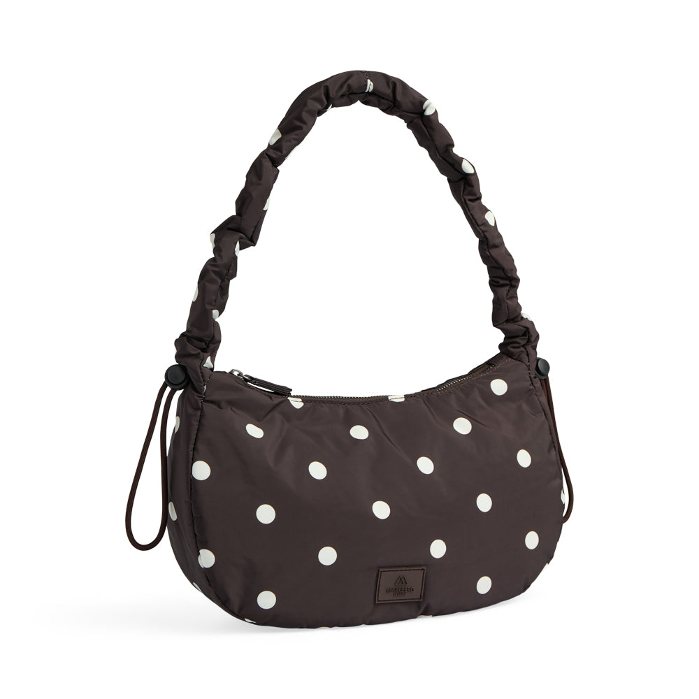 Crave Bag, Recycled - Polka Dot, Brown