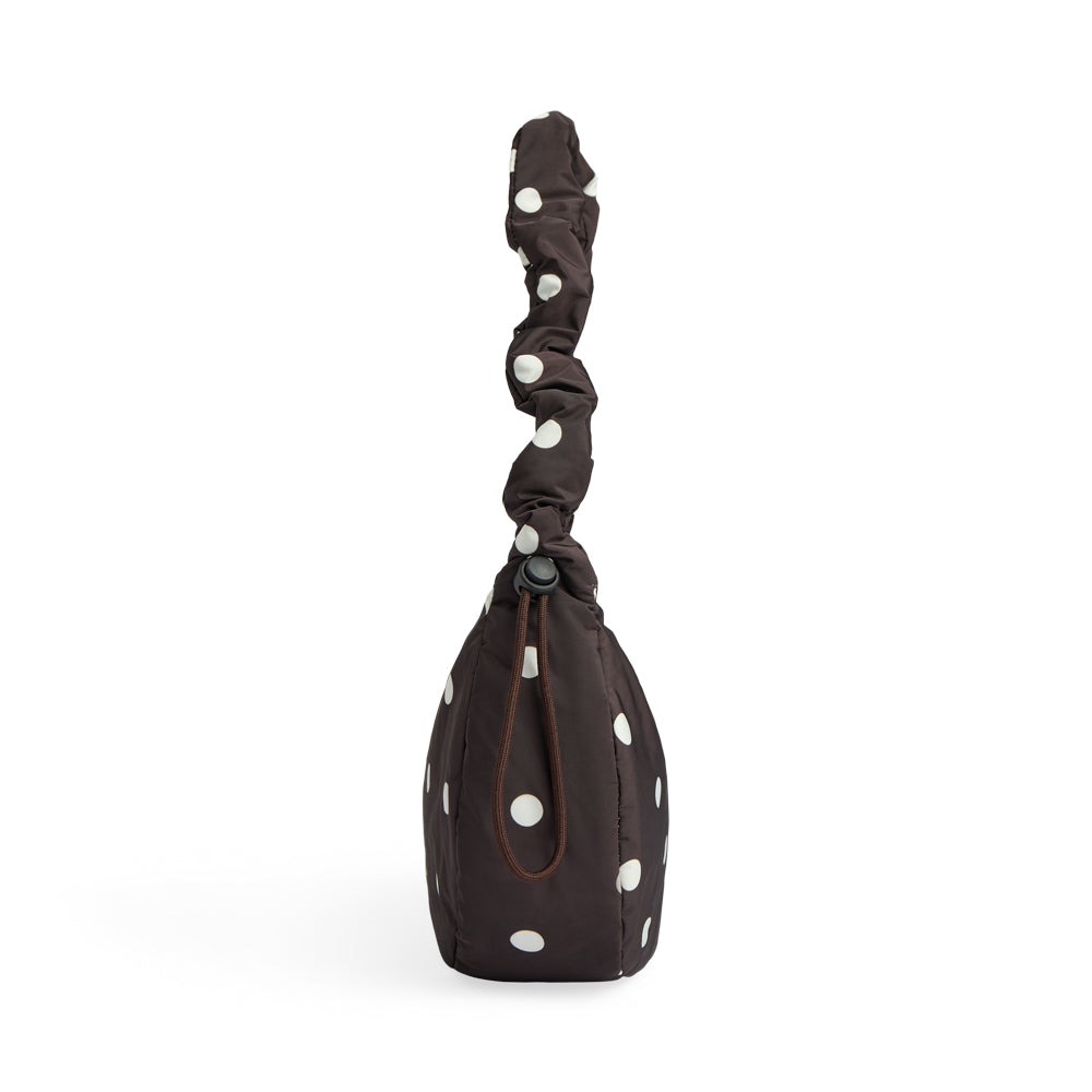 Crave Bag, Recycled - Polka Dot, Brown