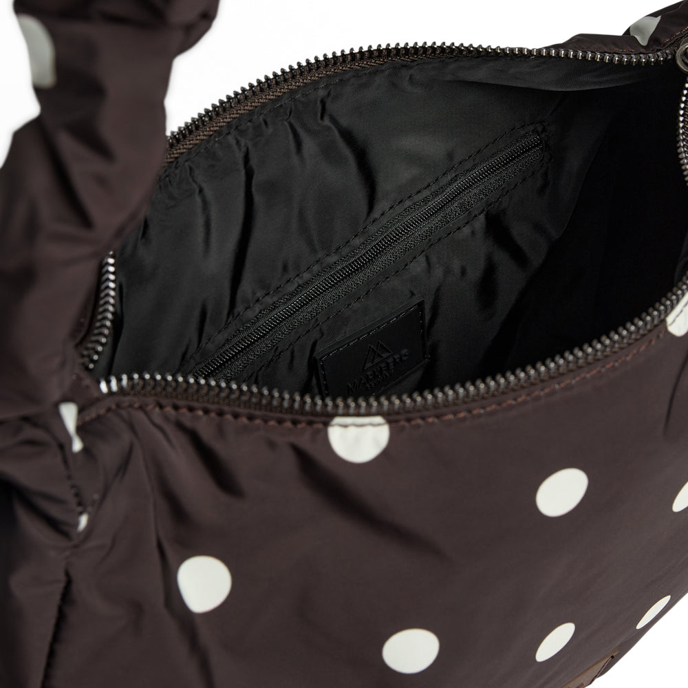 Crave Bag, Recycled - Polka Dot, Brown