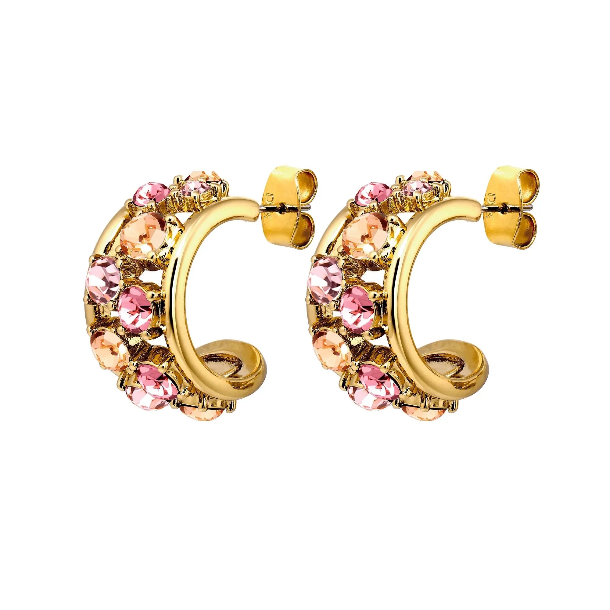 Astor Gold Hoop Earrings, Rose Dyrberg/Kern NZ