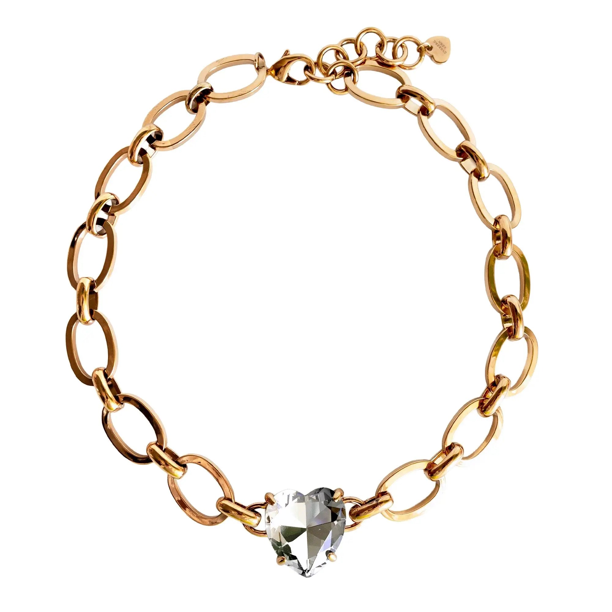 Braze Gold Necklace, Crystal Dyrberg/Kern NZ
