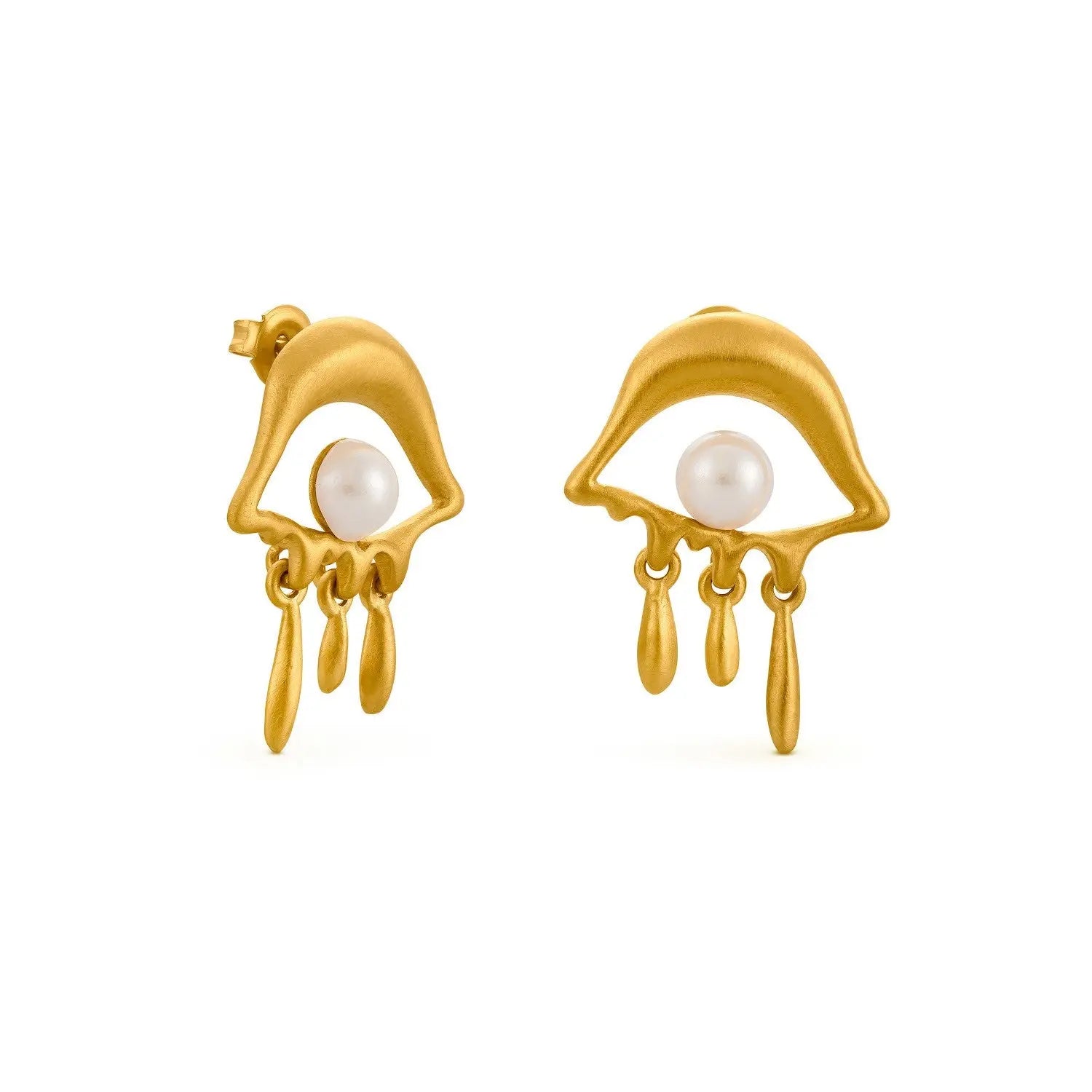 Dali Gold Earrings - Project for Spellbound Dyrberg/Kern NZ