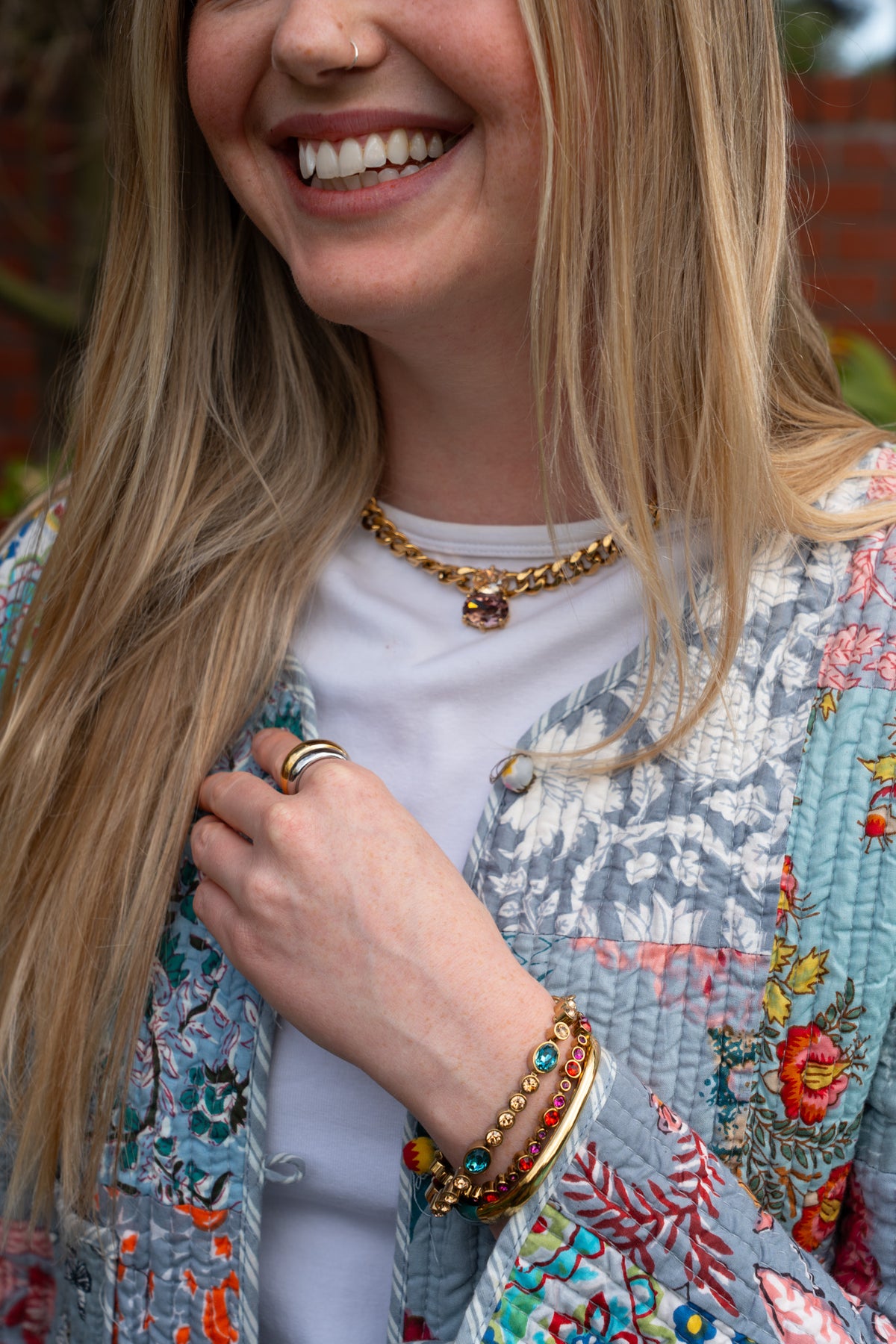 Holl Gold Necklace – Rose