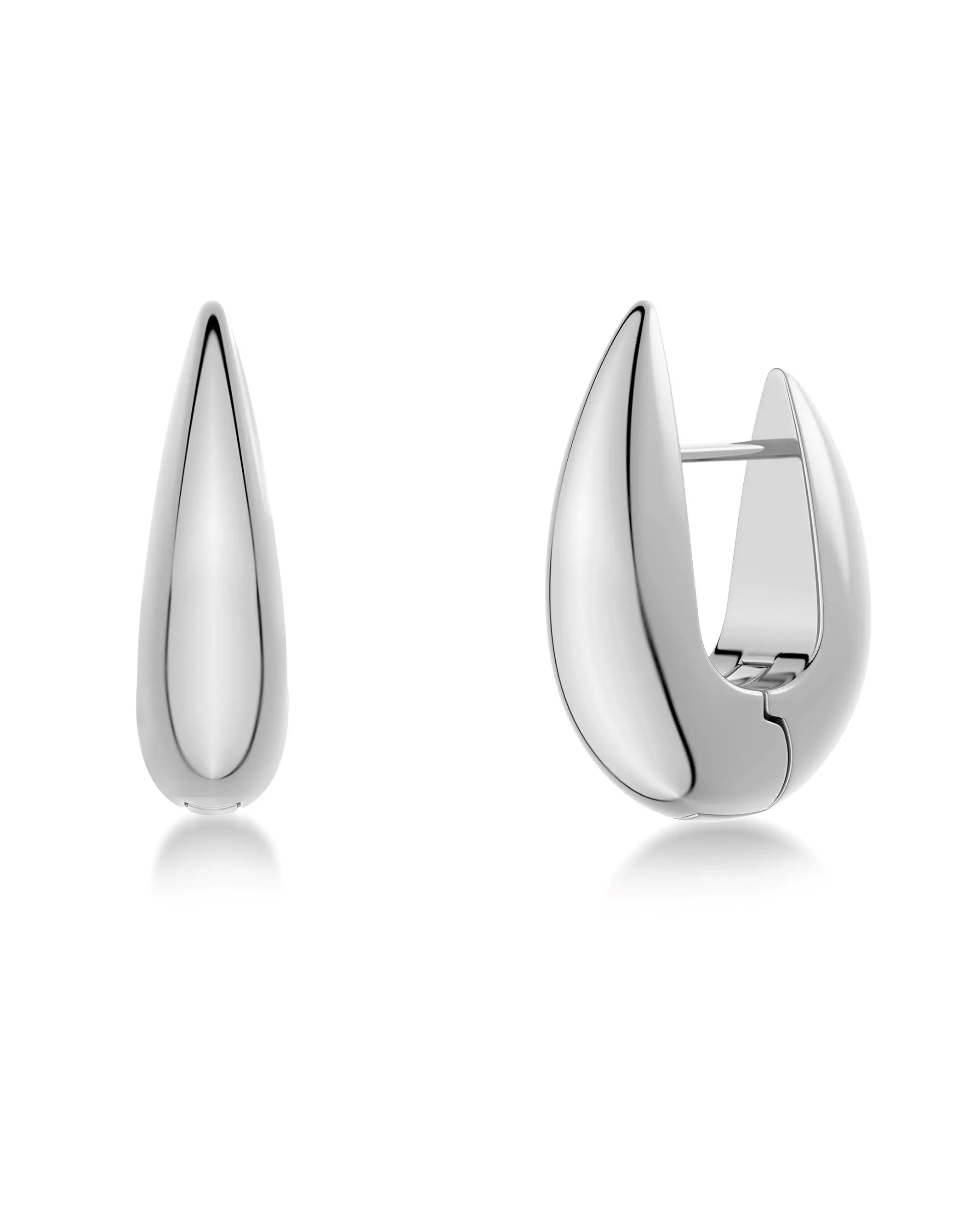 Crest Hoops L Silver Edblad