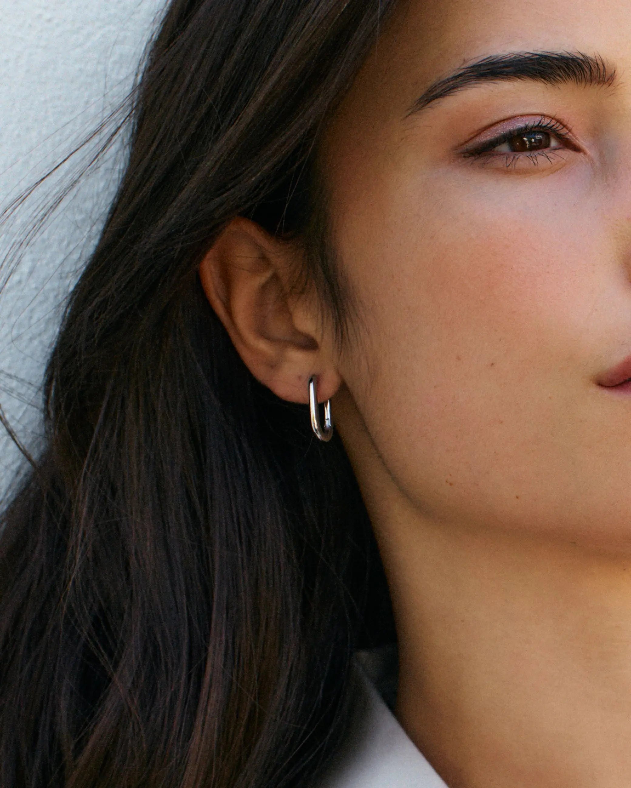 Modernist Hoops S Silver Edblad