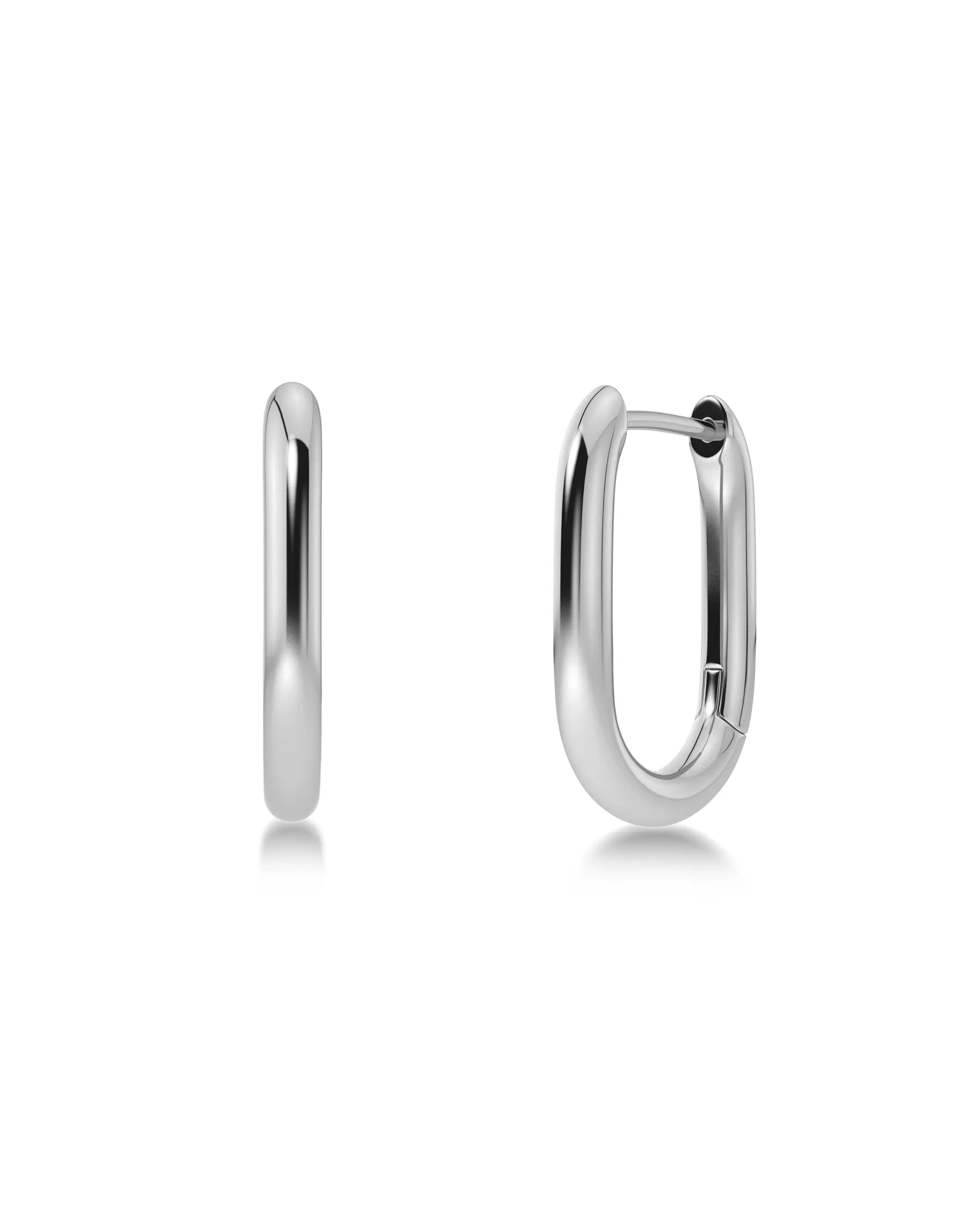 Modernist Hoops S Silver Edblad