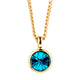 Ette Gold Necklace – Petrol