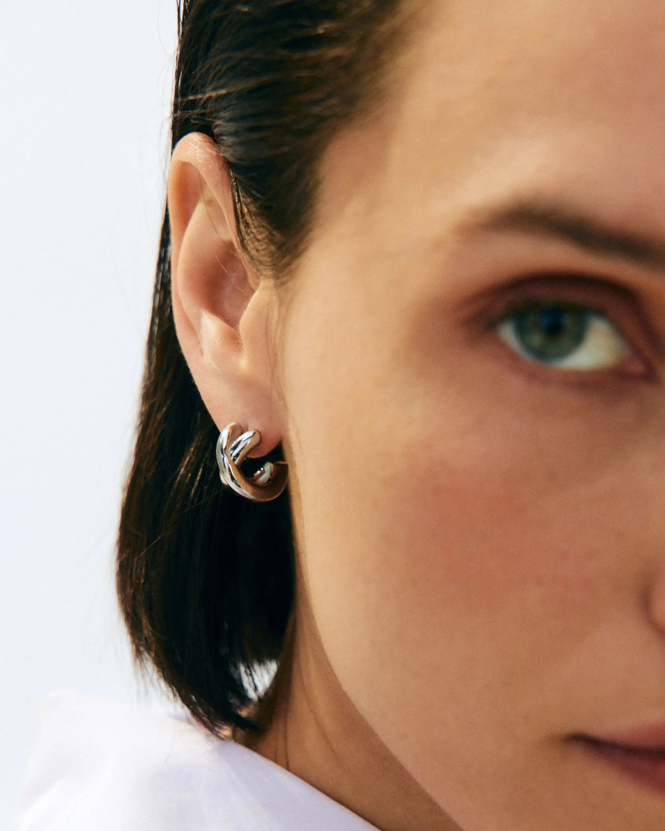 Alexa Hoops L Silver Edblad NZ